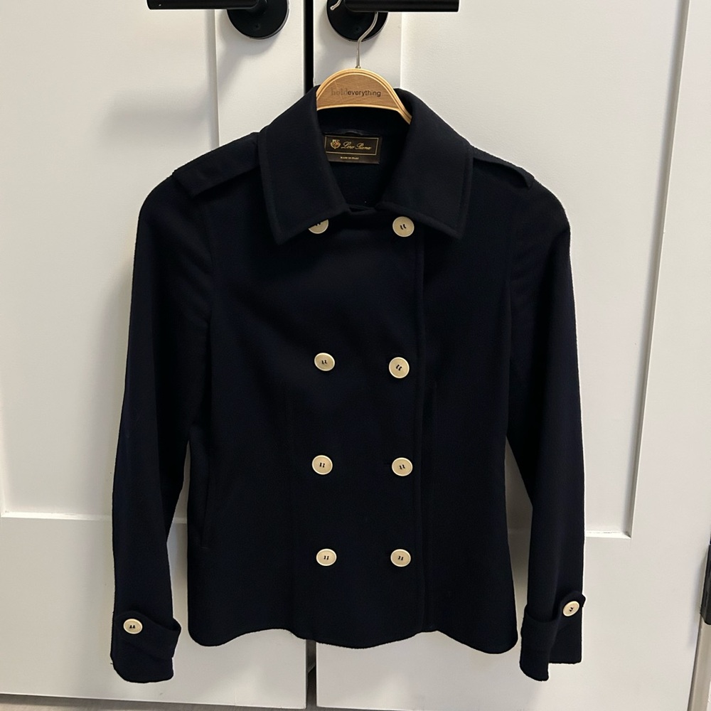 Loro Piana Baby Cashmere Pea Coat